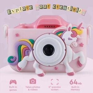 Vivitar Kidzcam Unicorn Camera for Girls 8MP Pink Brand New 2” Screen